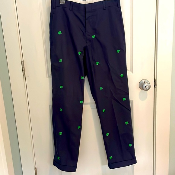 Murrays Toggery Shop Nantucket Pants Irish Clover Pants Size 30 x 30 - Picture 1 of 7